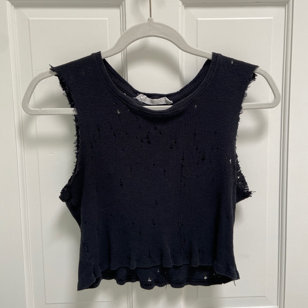 Emma and Sam Distressed Muscle Tank